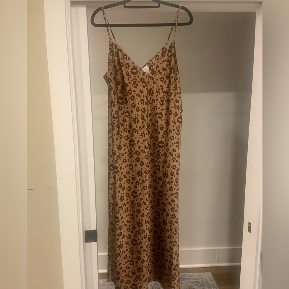 Cheetah print Slip dress